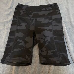 Yogalicious Lux Black Camo Shorts